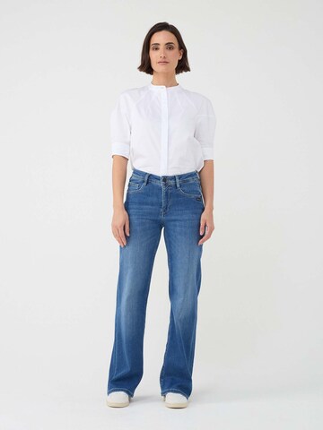 Gang Loosefit Jeans '94AMELIE WIDE' in Blauw