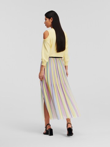 Karl Lagerfeld Юбка 'Pleated' в Смешанный