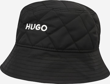 Pălărie de la HUGO Red pe negru: față