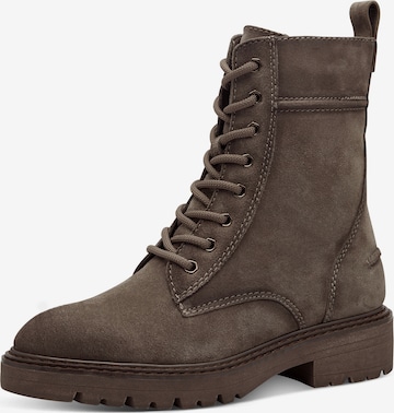 Bottines à lacets Tamaris en gris : devant