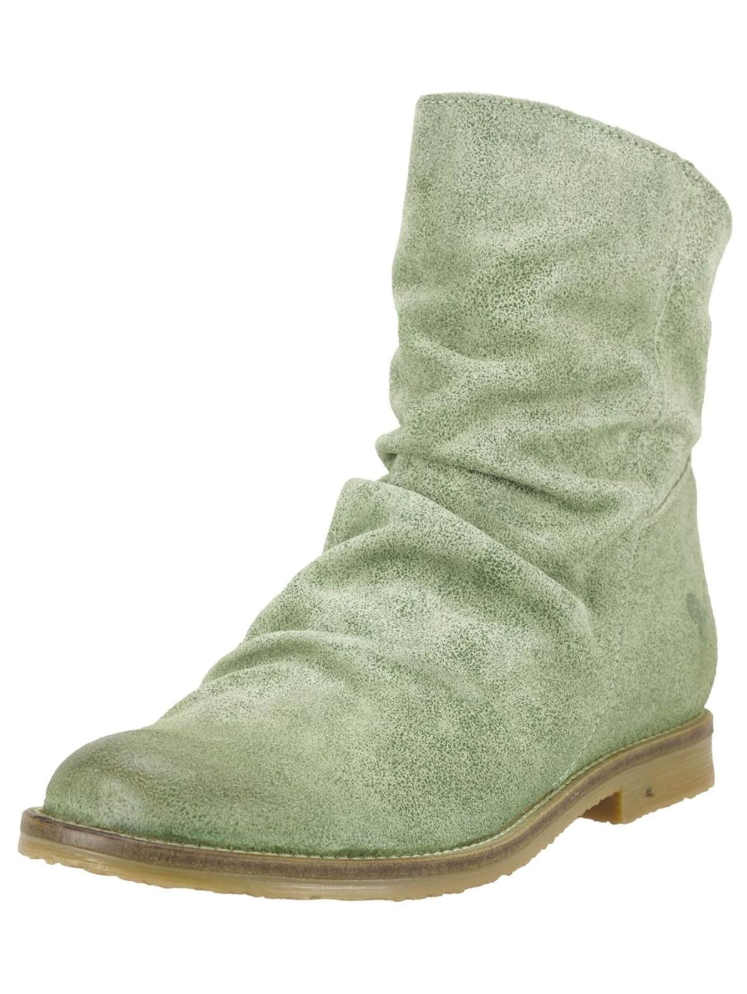 FELMINI Enkellaarsjes in Groen: voorkant