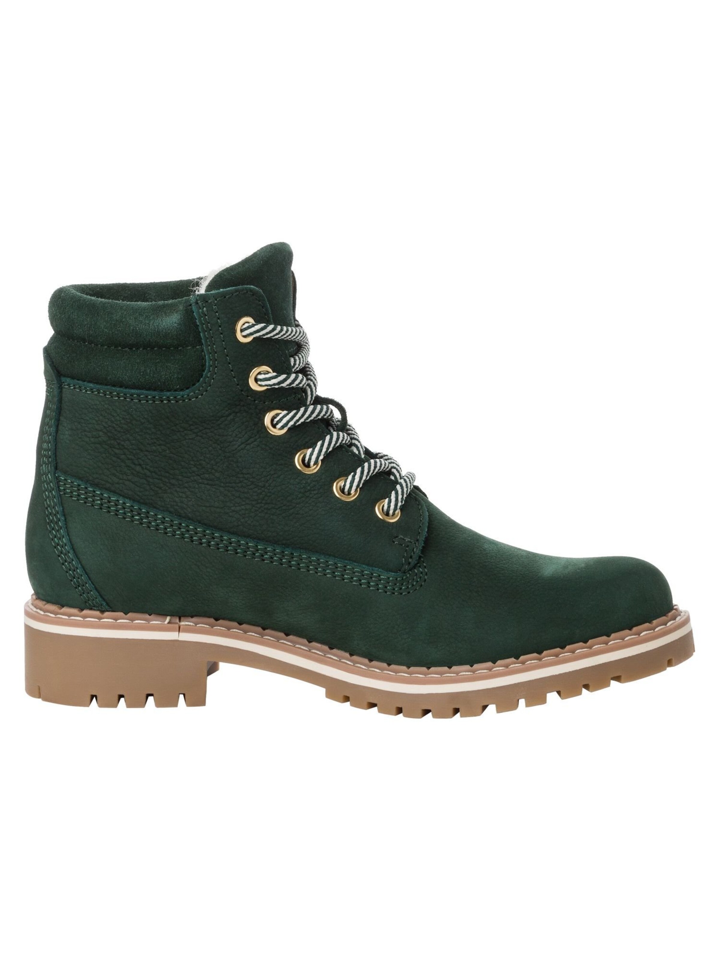 Bottines à lacets Tamaris en vert