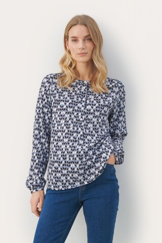 Part Two Blouse 'Anvi'' in Blauw: voorkant