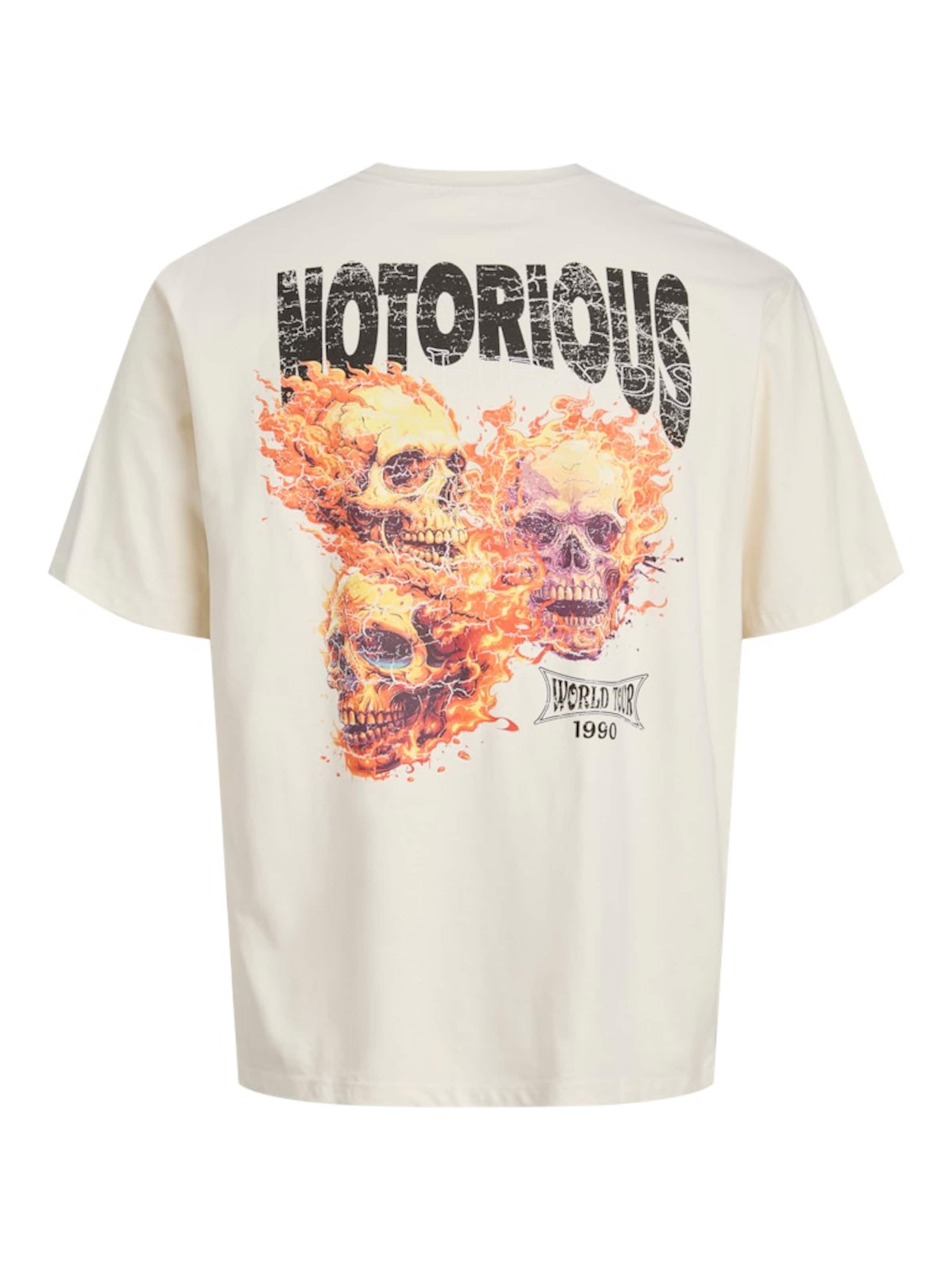 Tricou 'JOREaglerock Gallery' de la JACK & JONES pe alb