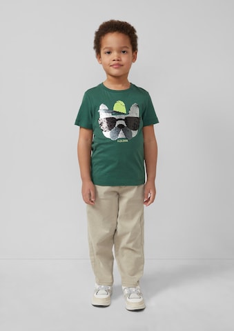 T-Shirt s.Oliver en vert : devant