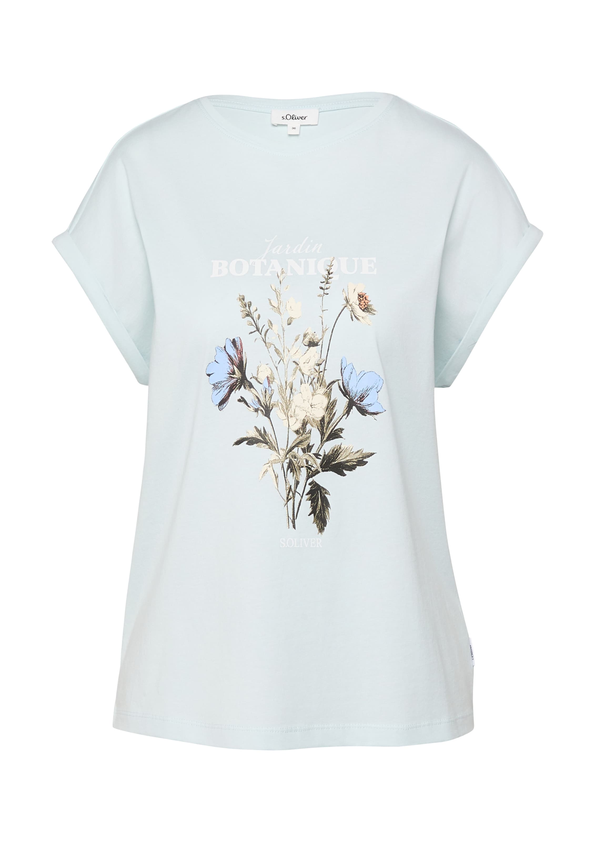 T-shirt s.Oliver en bleu : devant