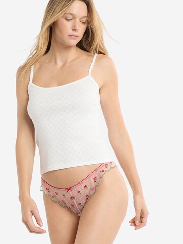 ETAM String 'Cherry Fun' in Pink