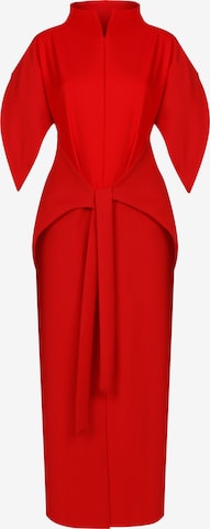 MONOSUIT Jurk 'Lea' in Rood: voorkant