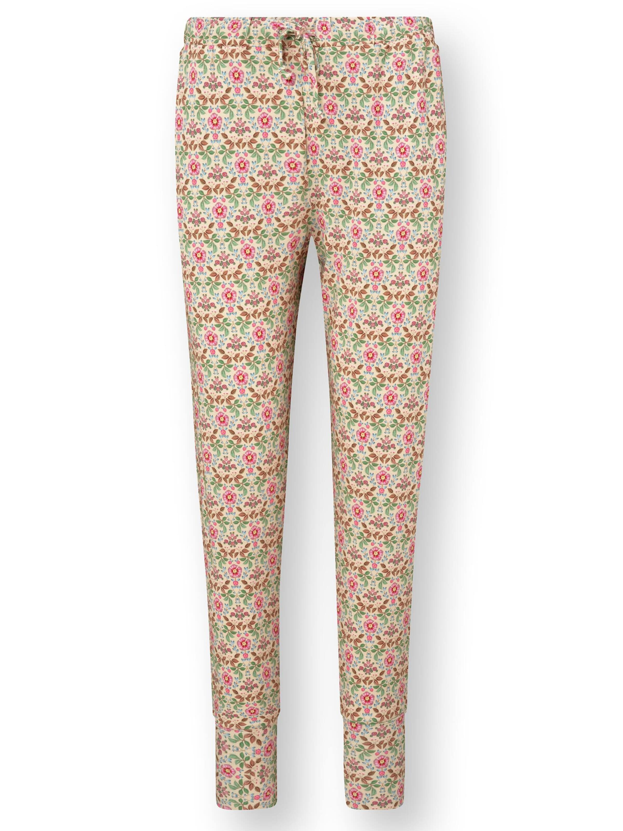 PIP STUDIO Regular Trousers in White: front
