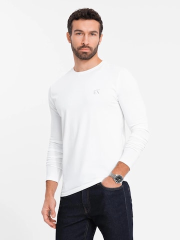 Ombre Shirt 'OM-LSBC-0124' in Wit