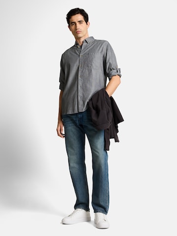 TOM TAILOR Regular fit Overhemd in Grijs
