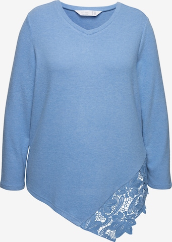 MIAMODA Sweater in Blue: front