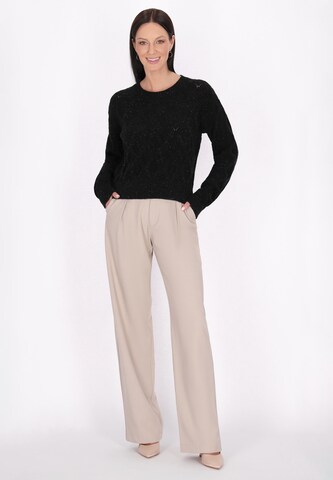 Usha Pullover in Schwarz