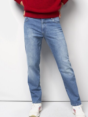 MEYER Regular Jeanshose in Blau: Vorderseite
