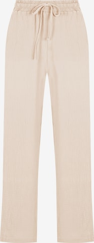 FRESHLIONS Loosefit Hose 'Mila' in Beige: Vorderseite