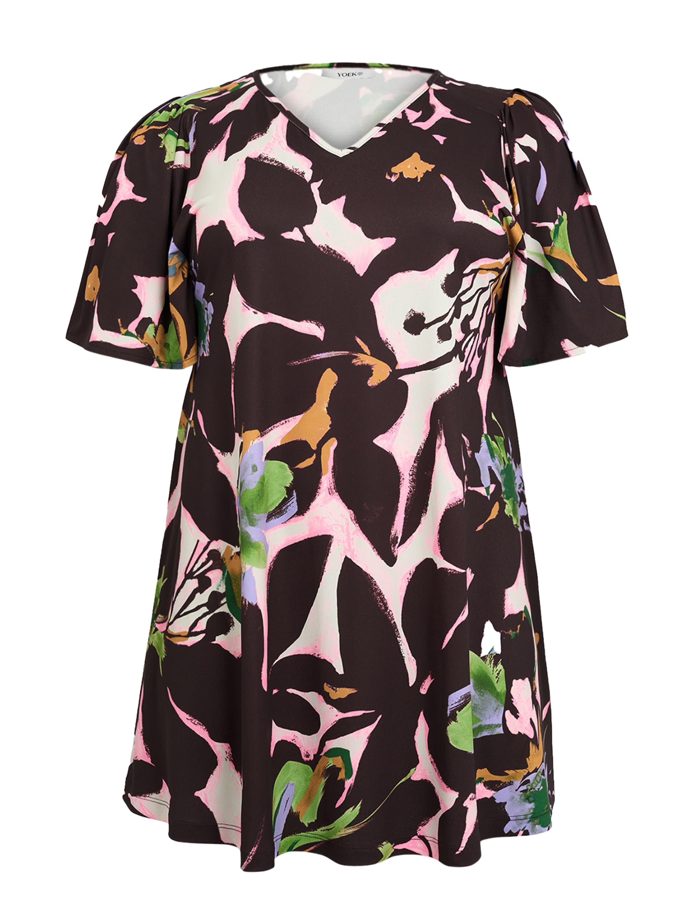 Tunique YOEK en rouge : devant