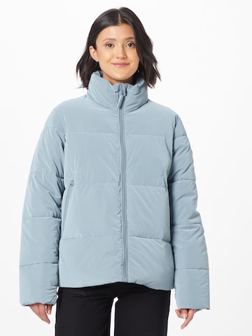 QS Winter Jacket in Blue: front