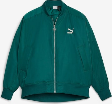 PUMA - Chaqueta de entretiempo 'Shiny' en verde: frente