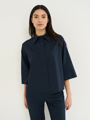 Camomilla Italia Blouse 'Cely' in Blue: front