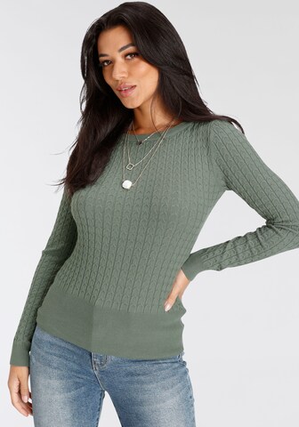 MELROSE Sweater in Green: front