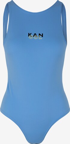 KANGOL T-shirtbody 'Bella' i blå: framsida
