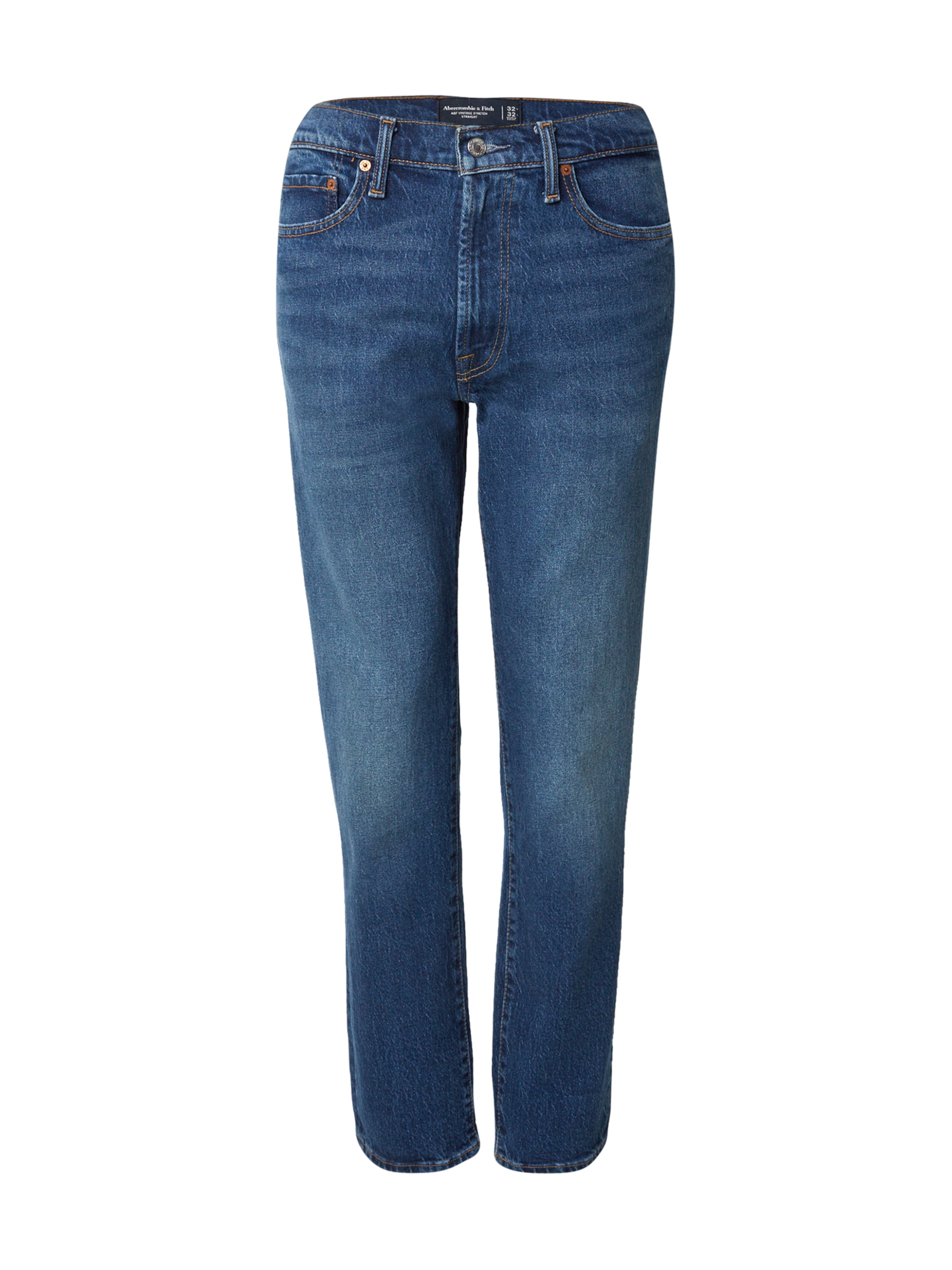 Abercrombie & Fitchregular Traperice - plava boja: prednji dio