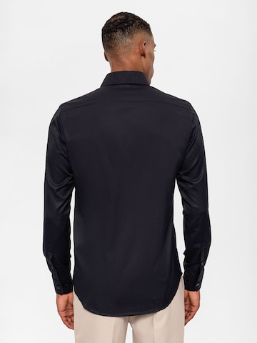 Antioch Slim fit Button Up Shirt in Black