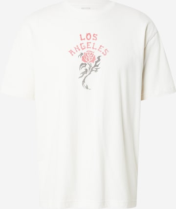 T-Shirt 'LOVE' HOLLISTER en beige : devant