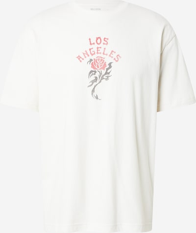 Marškinėliai 'LOVE' iš HOLLISTER, spalva – dramblio kaulo / pastelinė raudona / juoda, Prekių apžvalga