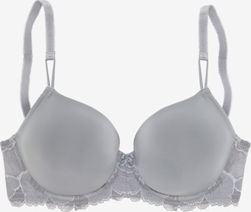 LASCANA T-shirt Bra in Grey: front