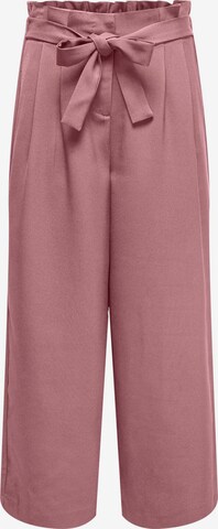 ONLY Szeroka nogawka Cygaretki 'Lizzo' w kolorze różowy: przód