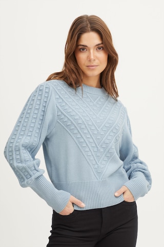 PULZ Jeans Sweater in Blue: front