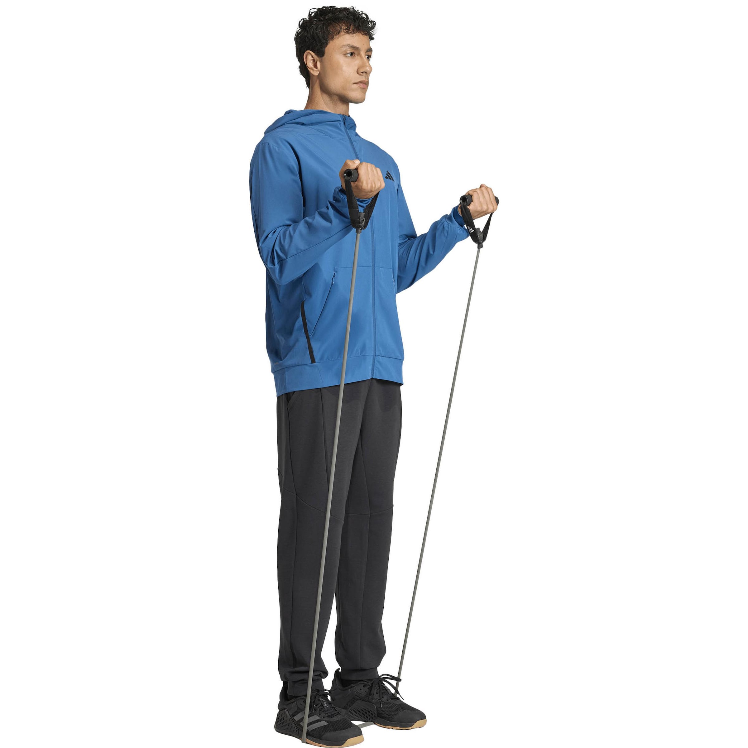 ADIDAS PERFORMANCE Training Jacket 'D4T' in Blue