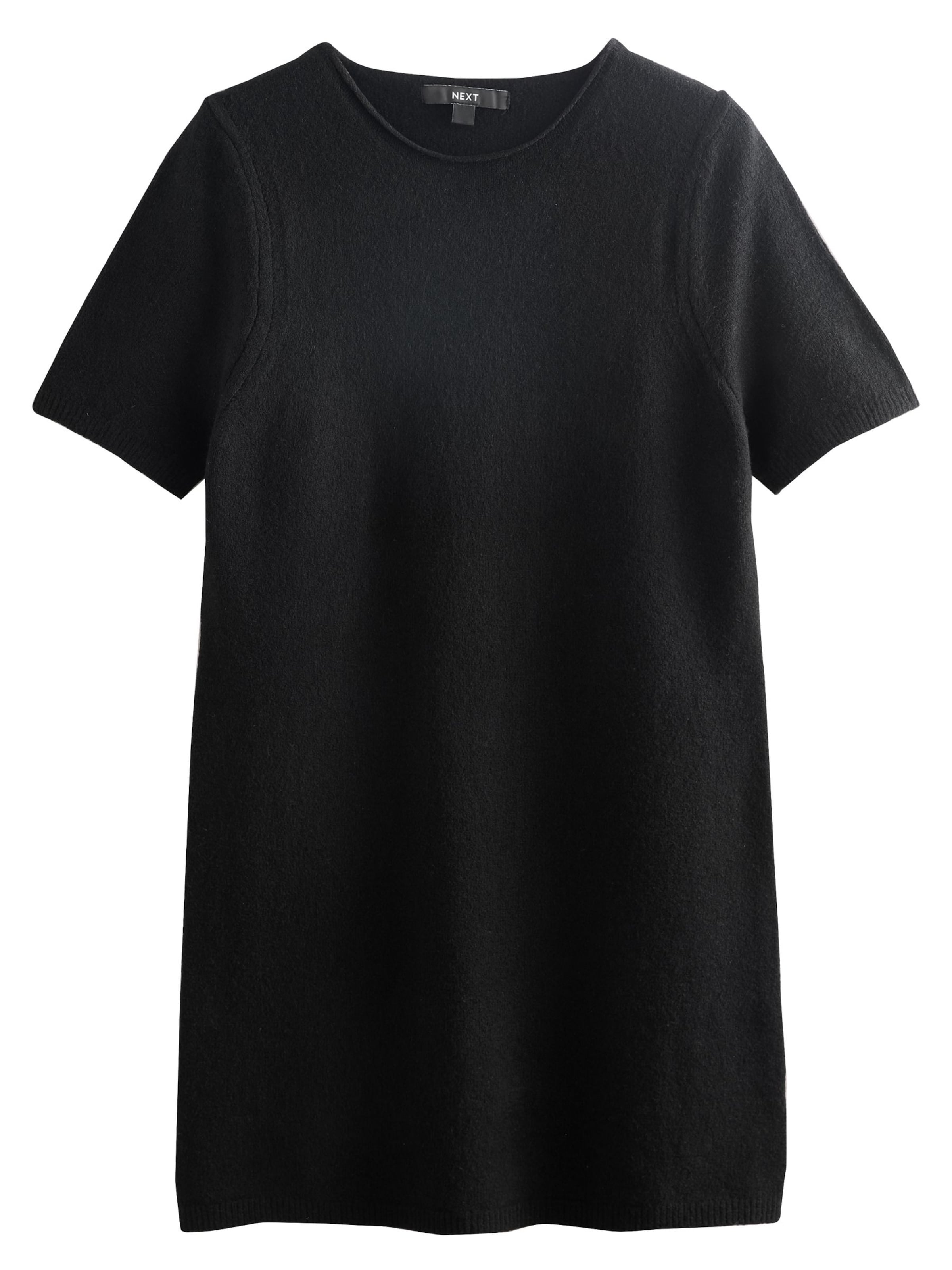 Next Πλεκτό φόρεμα σε μαύρο: μπροστά