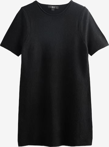 Rochie tricotat de la Next pe negru: față
