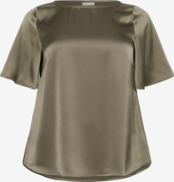 KAFFE CURVE Blouse 'KCdina' in Beige: front