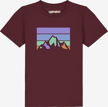 watabout.kids Shirt 'Landscape' in Rood: voorkant