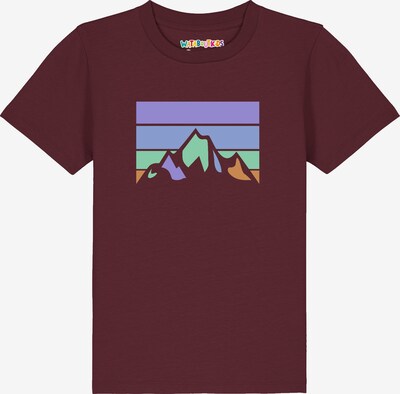 watabout.kids Shirt 'Landscape' in 104 in Turquoise / Caramel / Lavender / Merlot, Item view