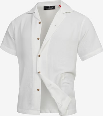 Chemise 'Fawn' Kronstadt en blanc : devant