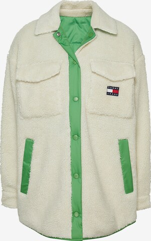 Veste mi-saison Tommy Jeans en vert : devant