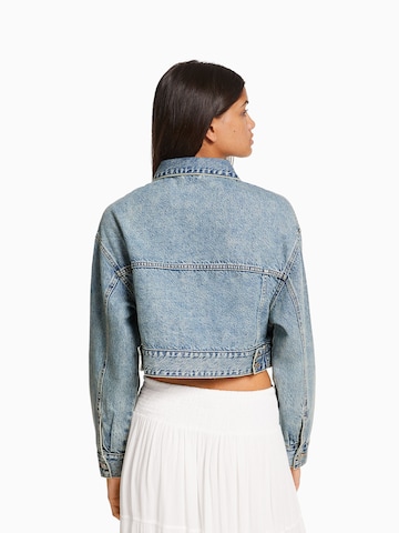 Bershka Between-season jacket in Blue