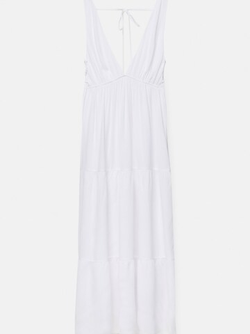 Pull&Bear Kleid in Weiß