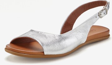 LASCANA Sandals in Silver: front