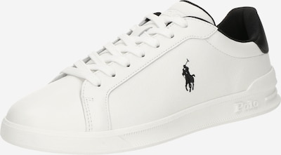 Polo Ralph Lauren Matalavartiset tennarit 'HRT CRT II' värissä musta / valkoinen, Tuotenäkymä