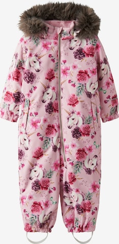 rožinė NAME IT Funkcinis kostiumas 'NMFSNOW10': priekis