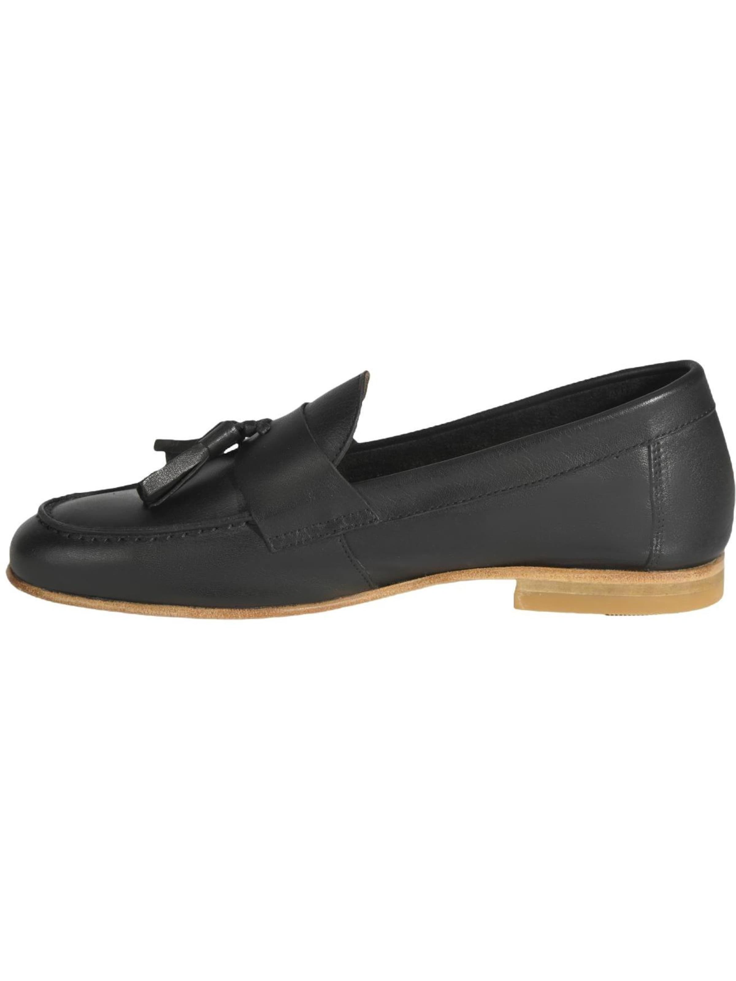 Desa Mocassins 'Slip-Ons' in Zwart