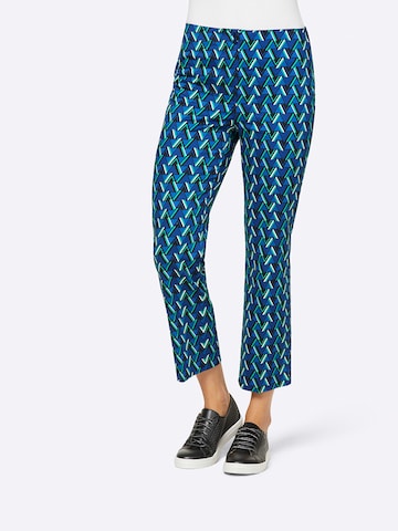 heine Regular Broek in Blauw: voorkant