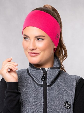 GIESSWEIN Stirnband 'Brentenjoch' in Pink: Vorderseite