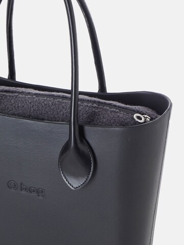 O bag Shopper Tasche Wasserdicht, Mit Innenliegender Reißverschlusstasche O bag in Schwarz