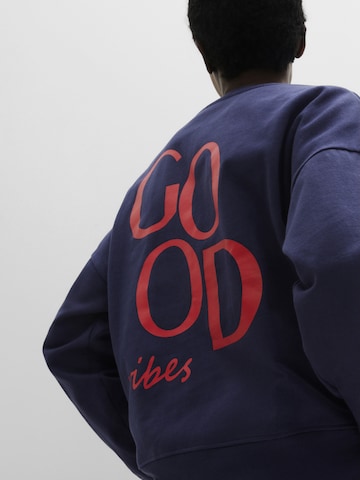 bonprix Sweatshirt in Blauw
